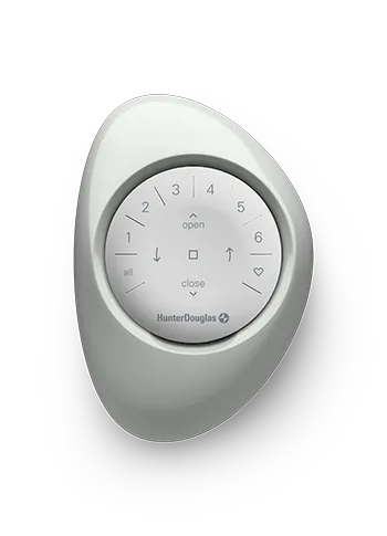 Control Pebble de PowerView para cortinas motorizadas